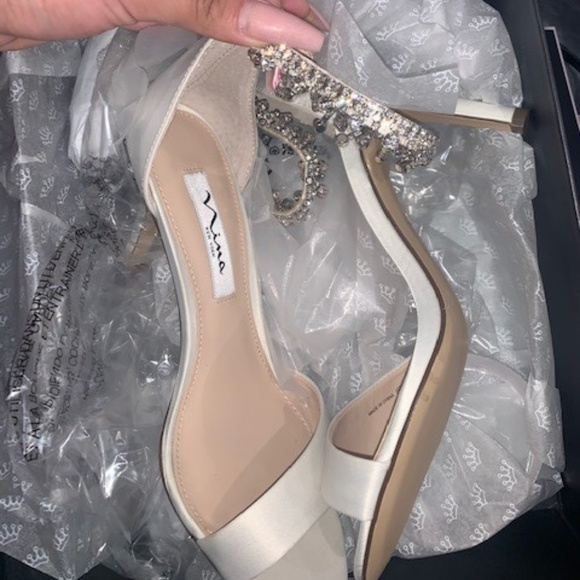 nina clarity ankle strap sandal
